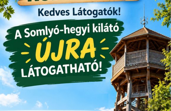 Somlyó-hegyi kilátó közlemény